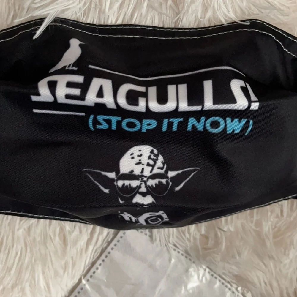 New Yoda seagulls face mask